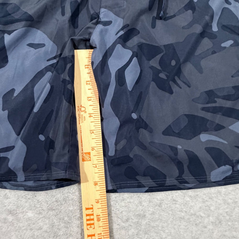 Patagonia Board Shorts Men 38 Blue Leaf Camo‎ Lace Up Surf Swim Trunks - Picture 2 of 7
